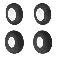 RC Airplane Wheels Set, 1.3"/1.5" Dia RC Aircraft Sponge Wheels Pack of 4