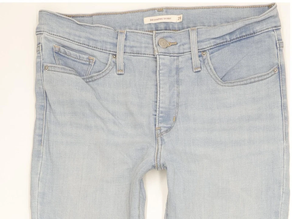 Levi's 311 Shaping Women Blue Skinny Slim Stretch Jeans W29 L32 (105918) - Image 3 of 4