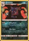 POKEMON TCG Greninja 117/214 SM-Unbroken Bonds REVERSE Holo Rare NM