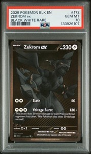 ゼクロムex sar ARS10+ 希少エラー　極美品 psa10相当　レリーフ Zekrom Psa 10 | eBay