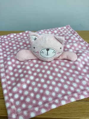 Jainco Snuggle Tots Katze Kreise Stofftier Tröster Schnuller Rosa Babydecke