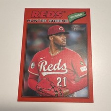 Topps 2026 Heritage Hunter Greene Reds #53 Baseball Major League Baseball