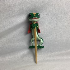 Vintage Geico Gecko Super Hero Red Cape Advertising