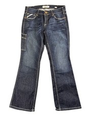 Ariat Rebar Riveter Bootcut Jeans Women's 30S Hallow Mid Rise Stretch Workwear