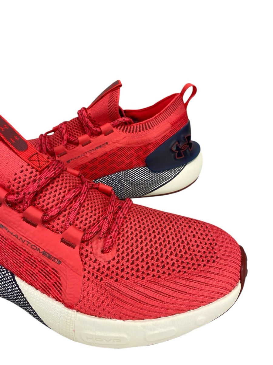 NEW Under Armour UA HOVR Phantom 3 SE Red Running Shoes Mens  display picture 1