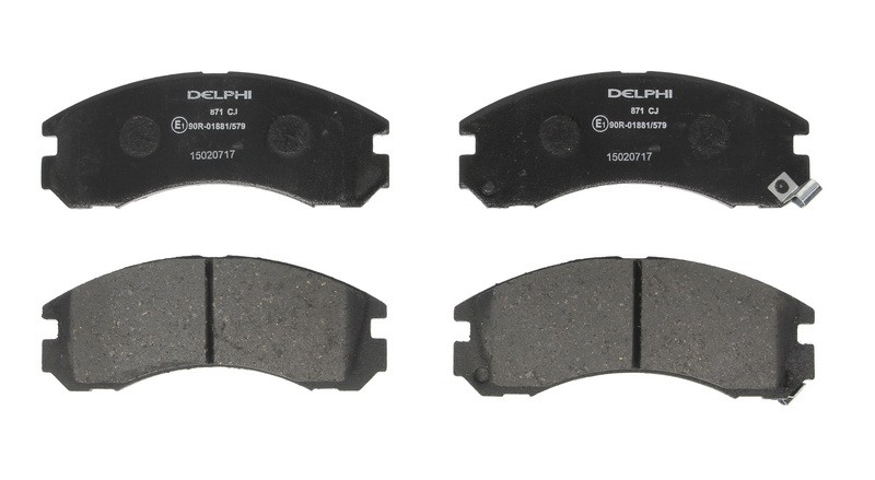 DELPHI für CITROEN C-Crosser PEUGEOT 4007 Bremsbeläge vorne LP871 - Bild 6