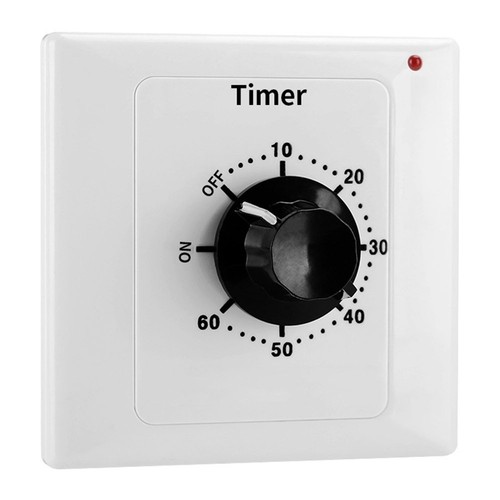AC250V Electronic Countdown Timer Switch 15A for Water Heaters and More ...