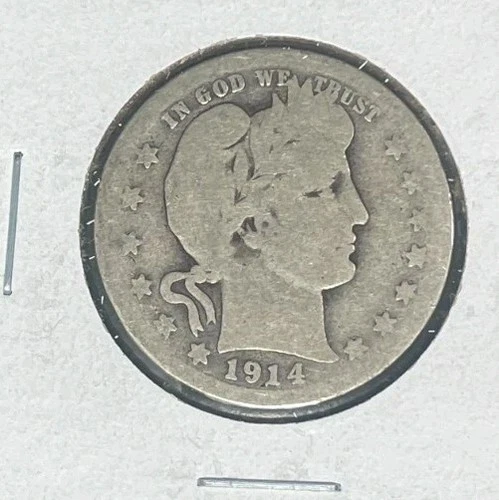 1914-D Barber Quarter — photo from another recent sale