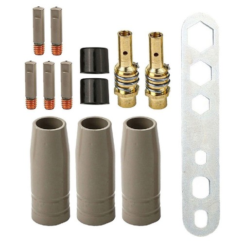 Set ugelli di rivestimento punta in rame 13 pezzi per saldatura 15AK 0,9 mm per protezione - Foto 4 di 11