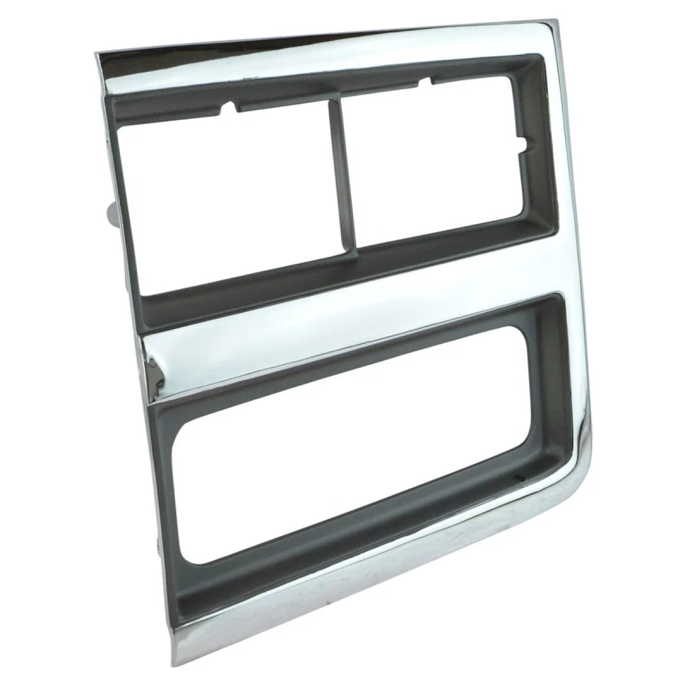 Bisel de ajuste de faros argent/gris y cromo lado del conductor izquierdo izquierdo izquierdo para camioneta Chevy Foto 4 de 4