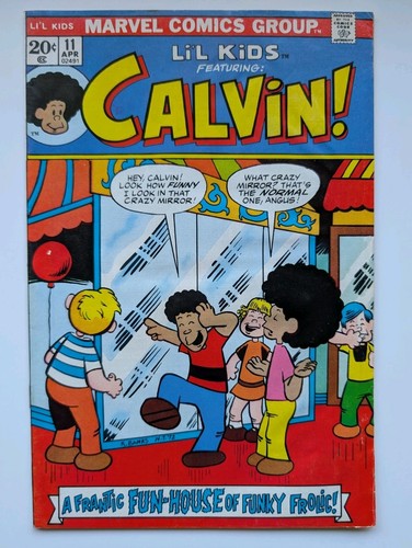 Lil Kids Featuring Calvin 11 Higher Grade 1973 Rare Early African American Comic