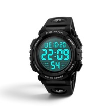 CIVO Mens Digital Sports Watches Military Big Numbers 50M Waterproof Large Face