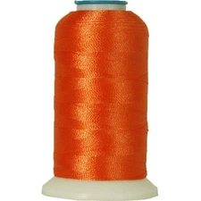 Polyester Machine Embroidery Thread 1000M 40wt Tex Orange Spool No.112