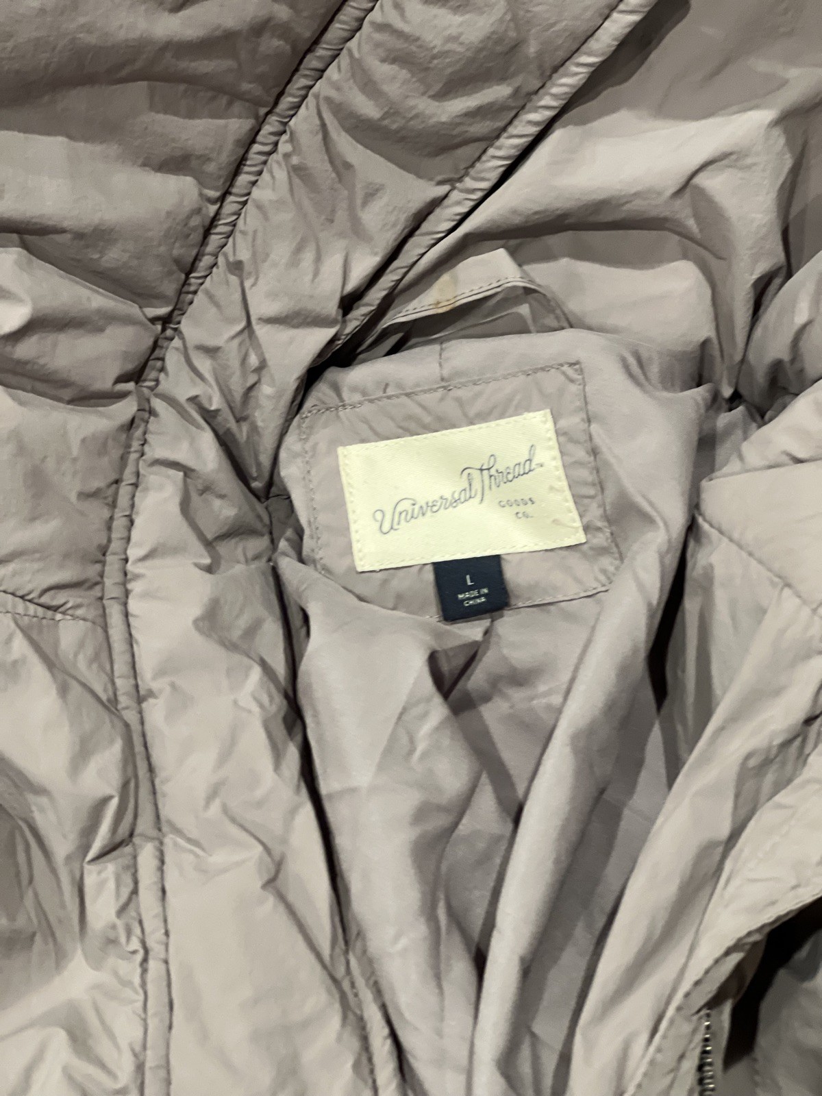 NWT Universal Thread Purple Mid Length Puffer Siz… - image 4