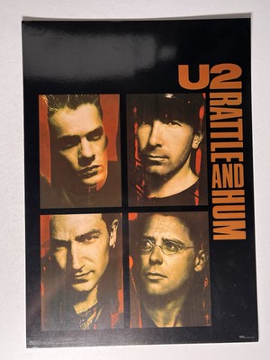 U2 Bono Poster Original Rattle And Hum Promotion UK Druck 1988