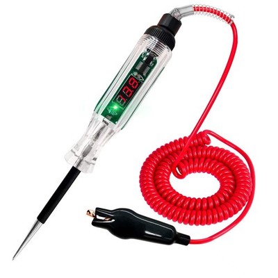Automotive Test Light Digital LED Circuit Tester, DC 2.6V-32V Auto Electric T...