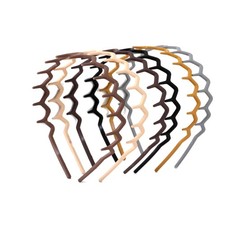 SHE LIAN Zigzag Hair Headbands for Women 6-Pack average size, mix color