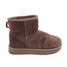 UGG Women's Classic Mini II Genuine Shearling Lined Boot US 7 Dusted Cocoa Brown