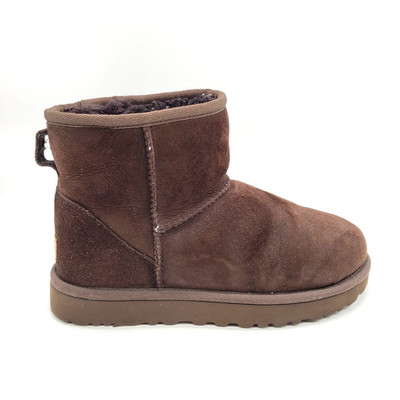 UGG Women's Classic Mini II Genuine Shearling Lined Boot US 7 Dusted Cocoa Brown