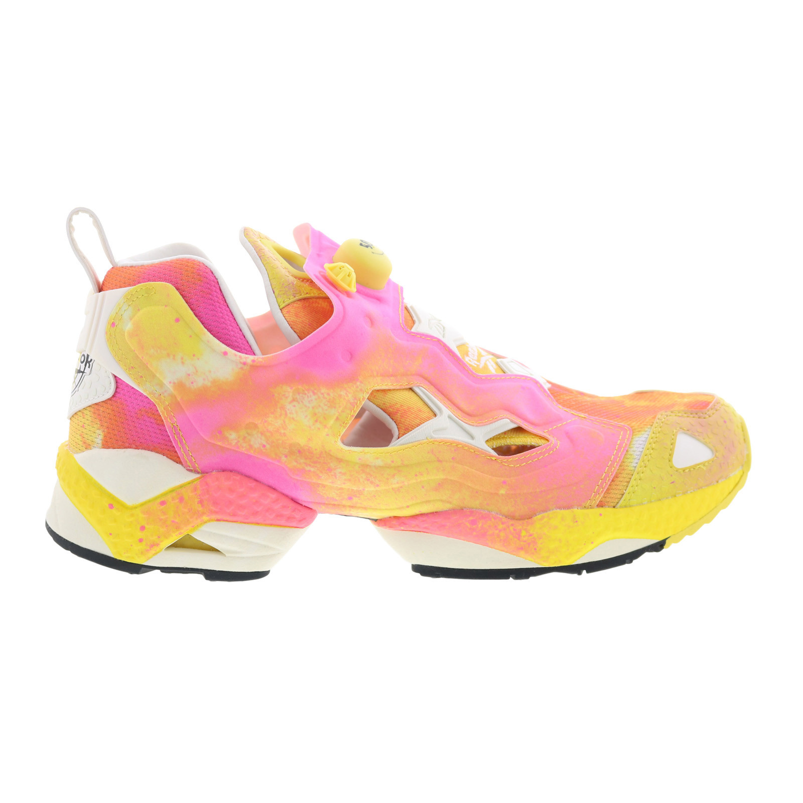 Reebok Instapump Fury 50TH Smiley Mens Yellow Casual Sneakers