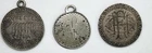 Seated Liberty Love Tokens Silver Lot of 3 Coins Dimes and Half Dime 90% Silver