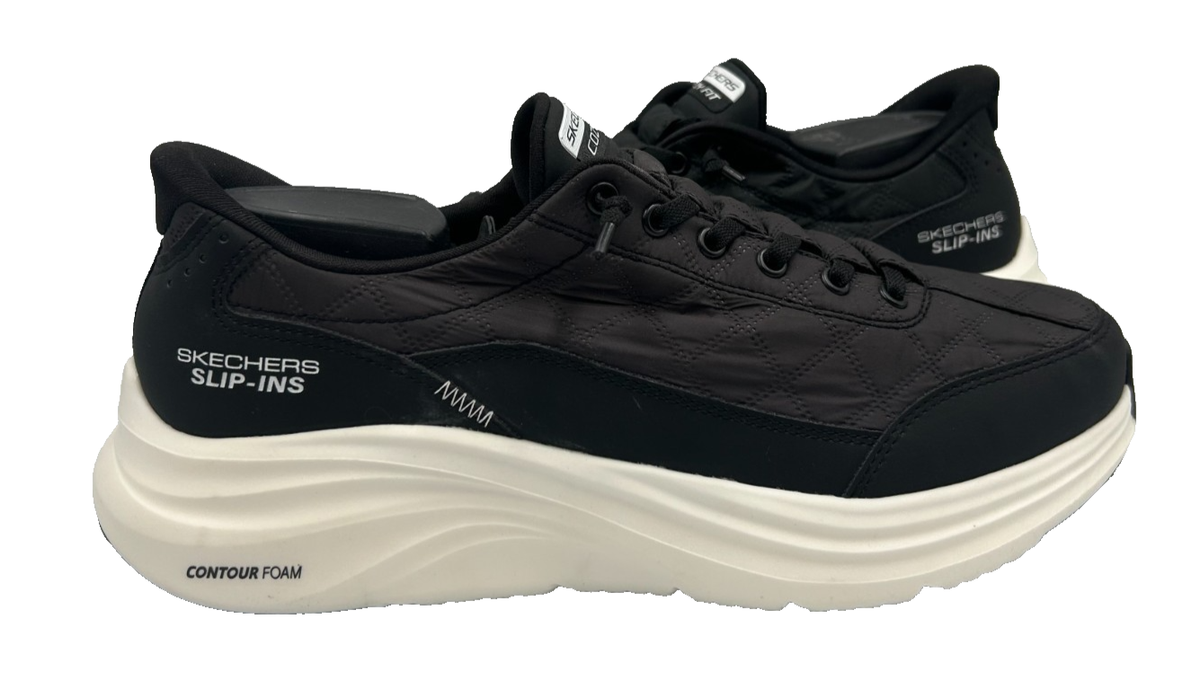 Skechers Men's Slip-ins: Contour Foam Cozy Fit Shoes Black Size:8