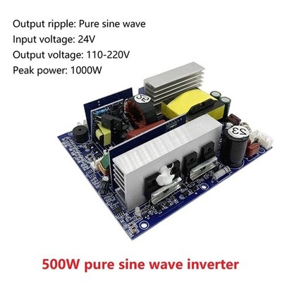 300W 500W reiner Sinus Wechselrichter 12V 24V 48V DC auf 220V AC für Auto und K