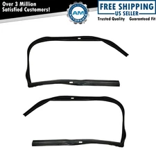 Front Door Glass Run Channel Weatherstrip Seals Set Pair for Chevy Pickup Truck