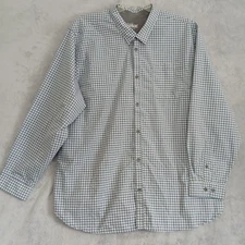 Lot of 2 URBAN Chef Works 2XL Uniform Shirts Cooking Culinary Fashion Blue Plaid