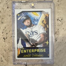 Topps 2026 Heritage The Enterprise Junior Caminero TE-JC Tampa Bay Rays MLB