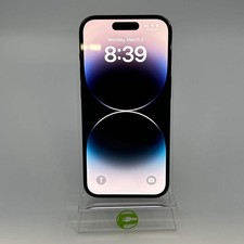 Broken Unlocked Apple iPhone 14 Pro 128GB 18.6.2 NPXT3LL/A Service Battery