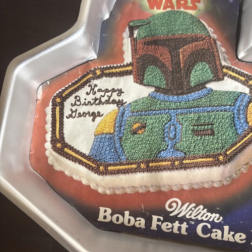 Vintage 1983 Wilton Star Wars Cake Pan Boba Fett Lucasfilm - notice et manuel - Photo 4/12