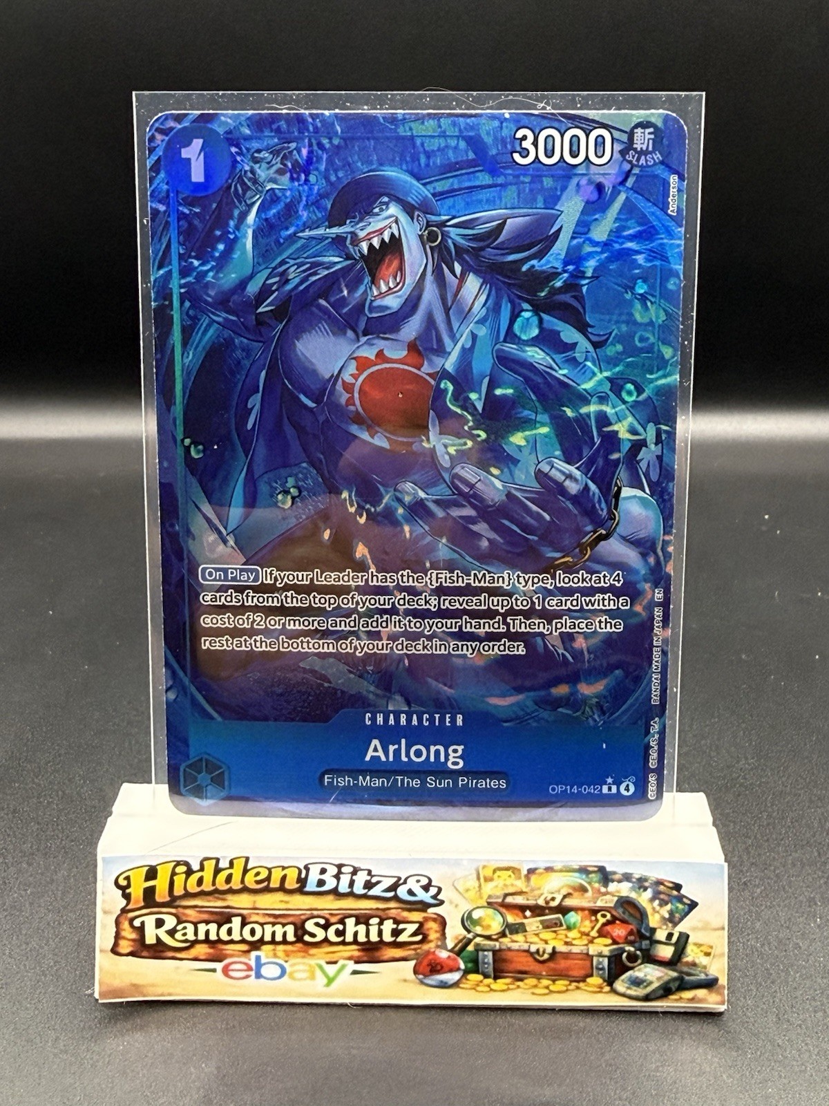 Arlong OP14-042 R Alt Art The Azure Sea's Seven One Piece TCG English NM