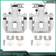 For 13-17 Honda Accord Rear Left Right Brake Calipers w/ Bracket Accessories Kit