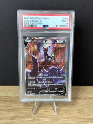 Pokemon Evolving skies #189 Umbreon V PSA 9
