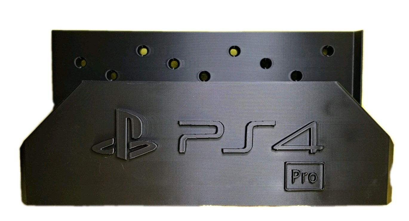 Sony PlayStation 4 PRO Wall Mount Bracket -PS4 PRO Only Super Secure USA Made