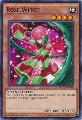 Rose Witch - LC5D-EN097 - Common - 1st Edition - Moderately Played