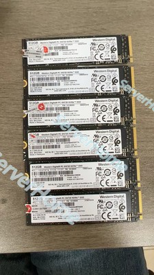 1Pcs Western Digital SN720 512GB M.2 PCIe3.0 NVMe SSD