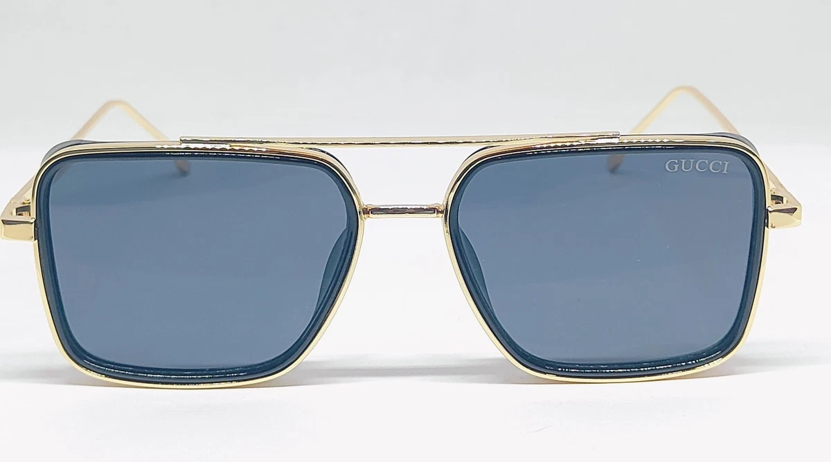 Gucci Aviator Gold Sunglasses for Men for sale | eBay