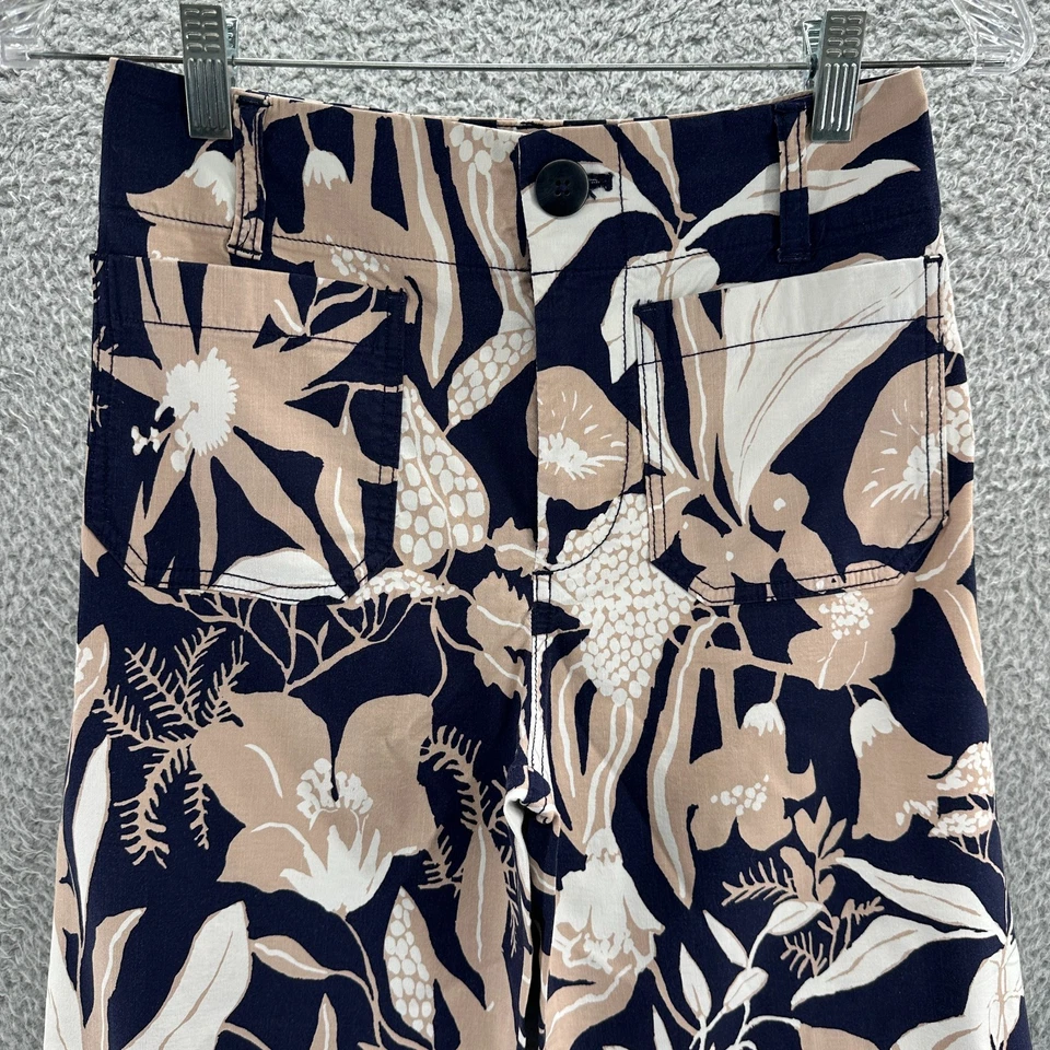 Maeve Anthropologie Pants Womens 26P Jo Faulkner The Colette Wide Leg Crop Pants - Image 2 of 4