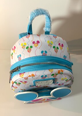 Disney Parks Loungefly Mickey Mouse Balloon Mini Backpack 3-D Vault WDW 50th New New Mickey Balloon Vault Collection Loungefly Backpack  main image 4