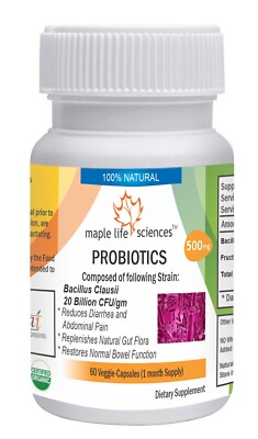 Probiotische Mischung aus Bacillus clausii 20 Milliarden KBE/GRAMM Kapseln 33