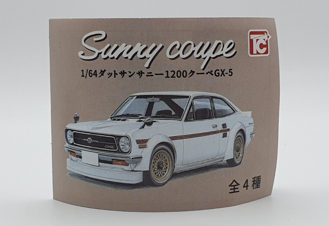 1/64 Toy's Cabin DATSUN NISSAN SUNNY 1200 COUPE GX-5 WHITE car