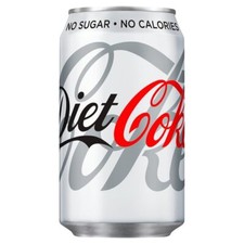 Coca-Cola Diet Coke Soft Drink Can Pack of  330ml