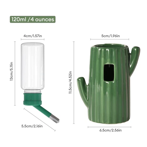 Hamster Drinking Bottle with Stand, 120 ml Small Animal Drinking - Picture 1 of 4