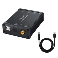 USB to Digital Coaxial Optical 3.5mm Headset Stereo DAC Audio Converter for PC