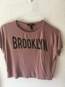 forever 21 cropped t shirt