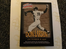 1997-98 Fleer Million Dollar Moments # 23 - Don Larsen - New York Yankees !!