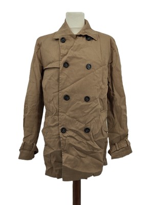 LTB Trenchcoat Herren Gr. L Beige Jacke Kurzmantel Herbst Langarm