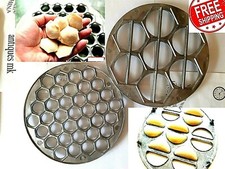 NEW. 2 ALUMINUM mold for VARENIKI & PELMENI. Ukraine Dumpling mold.